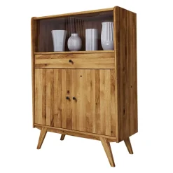 Hot Highboard Vitrine Carilla Vitrinenschrank|Stauraumvitrinen