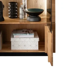 Highboard Vitrine Jahira*Pharao24 Hot