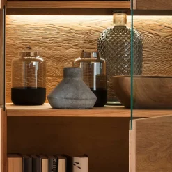 Discount Highboard Vitrine Onitos Vitrinenschrank|Wohnzimmervitrinen