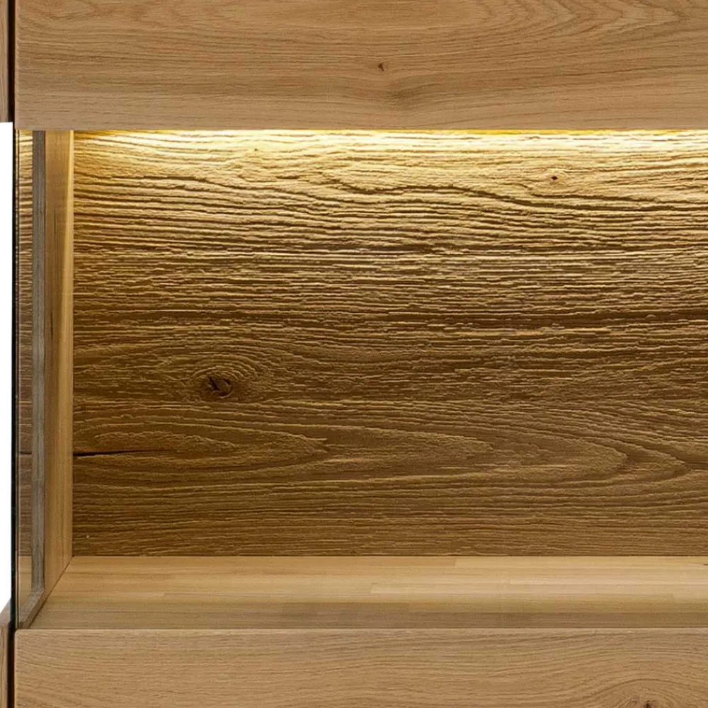 Hot Highboard Wildeiche Klever Wohnzimmerschrank|Stauraumvitrinen