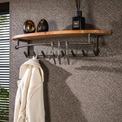 Clearance Hängegarderobe Mangaly Wandgarderoben|Massivholz Garderoben