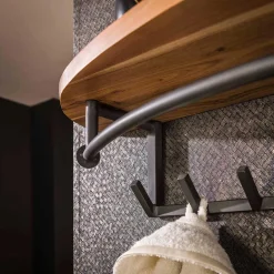 Clearance Hängegarderobe Mangaly Wandgarderoben|Massivholz Garderoben