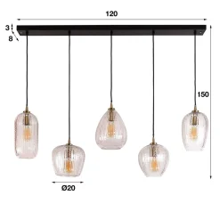 Hängeleuchte Marzias*Pharao24 New