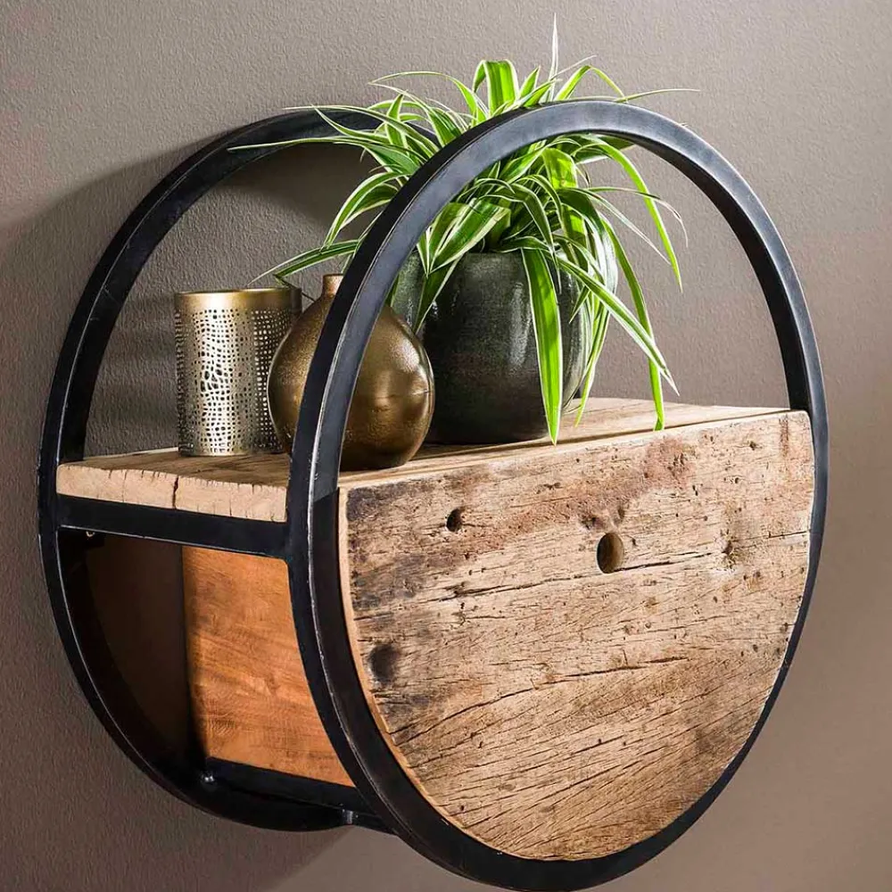 Discount Hängeregal Gabrun Wohnzimmerregale|Massivholzregale