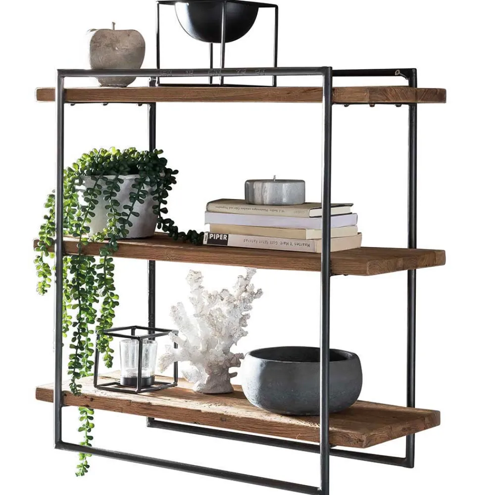 Hängeregal Koropi Wohnzimmerregale|Massivholzregale