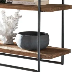 Hängeregal Koropi Wohnzimmerregale|Massivholzregale