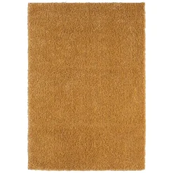 Hochflor Teppich Goldgelb Sesedra*Pharao24 Online