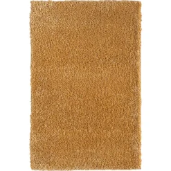 Hochflor Teppich Goldgelb Sesedra*Pharao24 Online