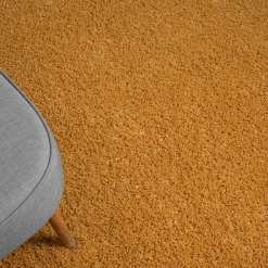 Hochflor Teppich Goldgelb Sesedra*Pharao24 Online