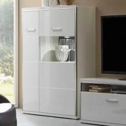 Hochglanz Highboard Lefaria*Pharao24 Clearance