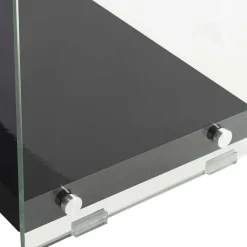 Clearance Hochglanz Regal Carnin Wohnzimmerregale|Glasregale