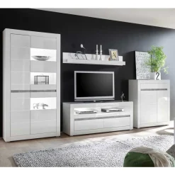 Hochglanz Wohnwand Novinza*Pharao24 New