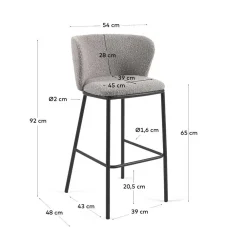 New Hochhocker Tendea Barmöbel|Barhocker