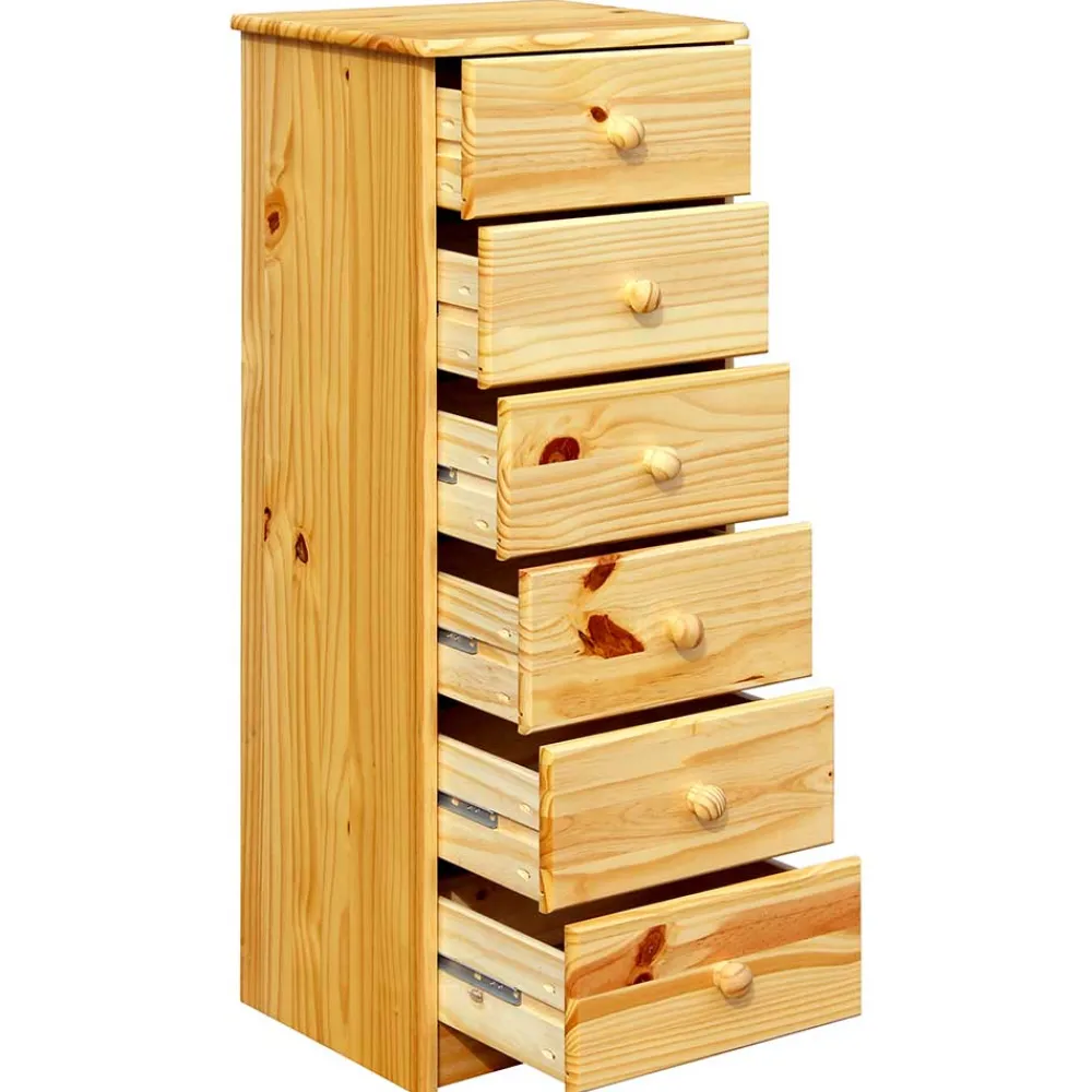 Clearance Hochkommode Jurentian Massivholz Kommoden|Hochkommoden