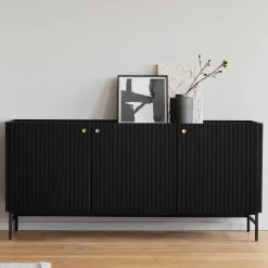 New Hochwertiges Sideboard Shian Massivholzmöbel|Küchenkommode