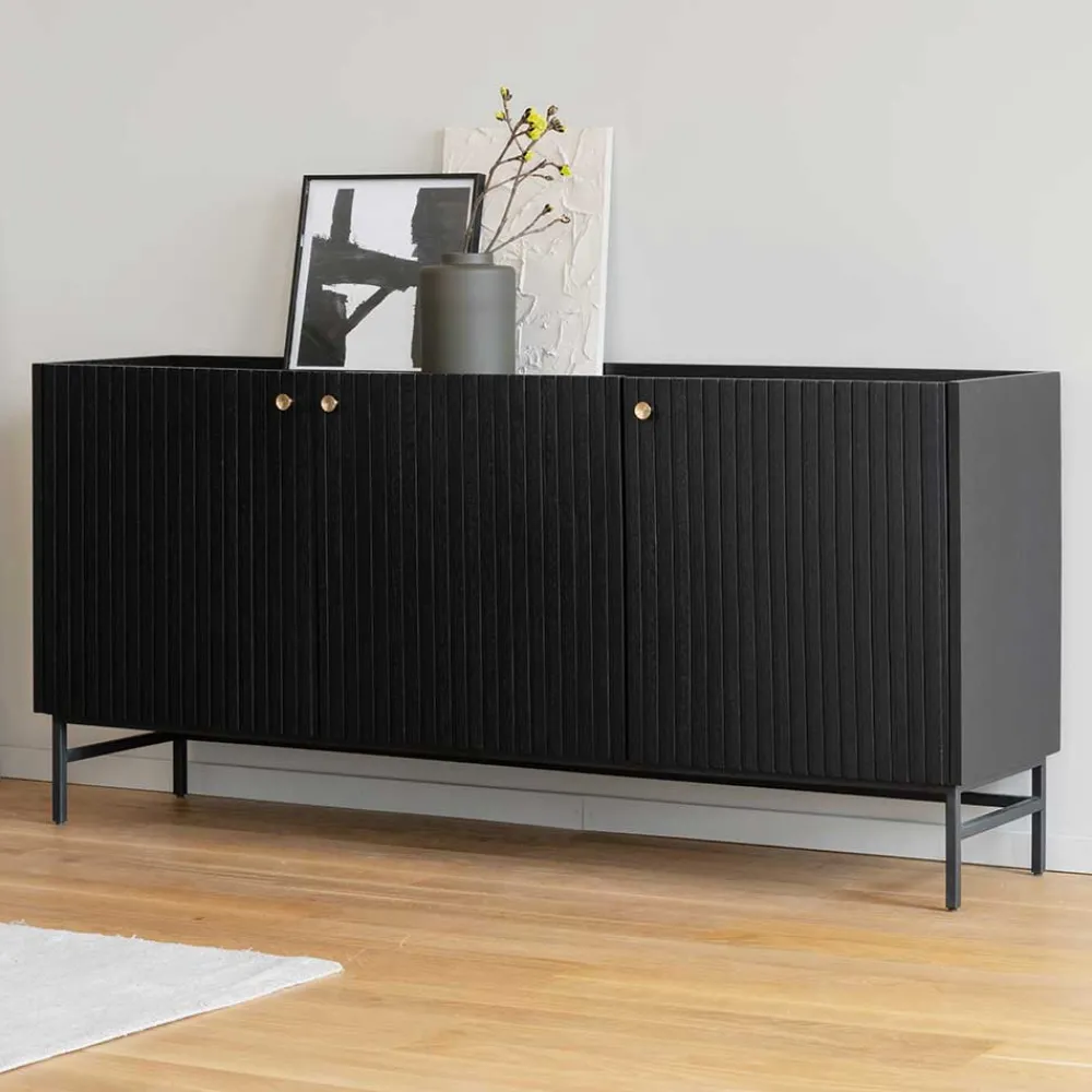 New Hochwertiges Sideboard Shian Massivholzmöbel|Küchenkommode