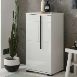 Hot Hohe Bad Kommode Fricossa Badezimmerschränke|Bad Unterschränke