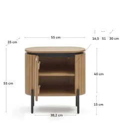 Hohe Nachtkommode Firessa*Pharao24 Sale