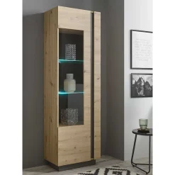 Discount Hohe Vitrine Matrezina Vitrinenschrank|Wohnzimmervitrinen