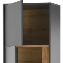 Outlet Hohe Vitrine Uzniana Wohnzimmerschrank|Vitrinenschrank