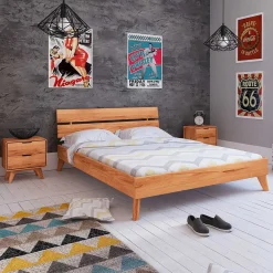 Holz Doppelbett Stenov Betten In Übergröße