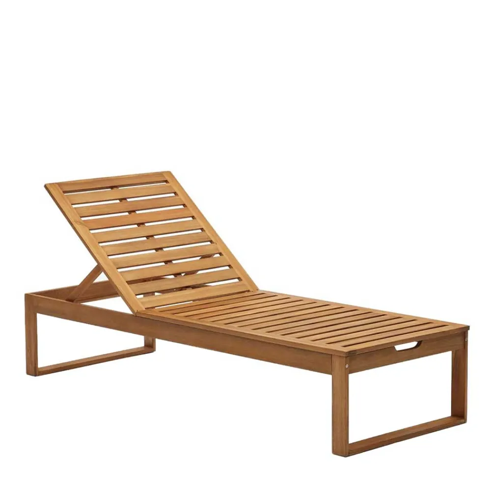 Outlet Holz Gartenliege Tephanion Gartenmöbel|Liegen