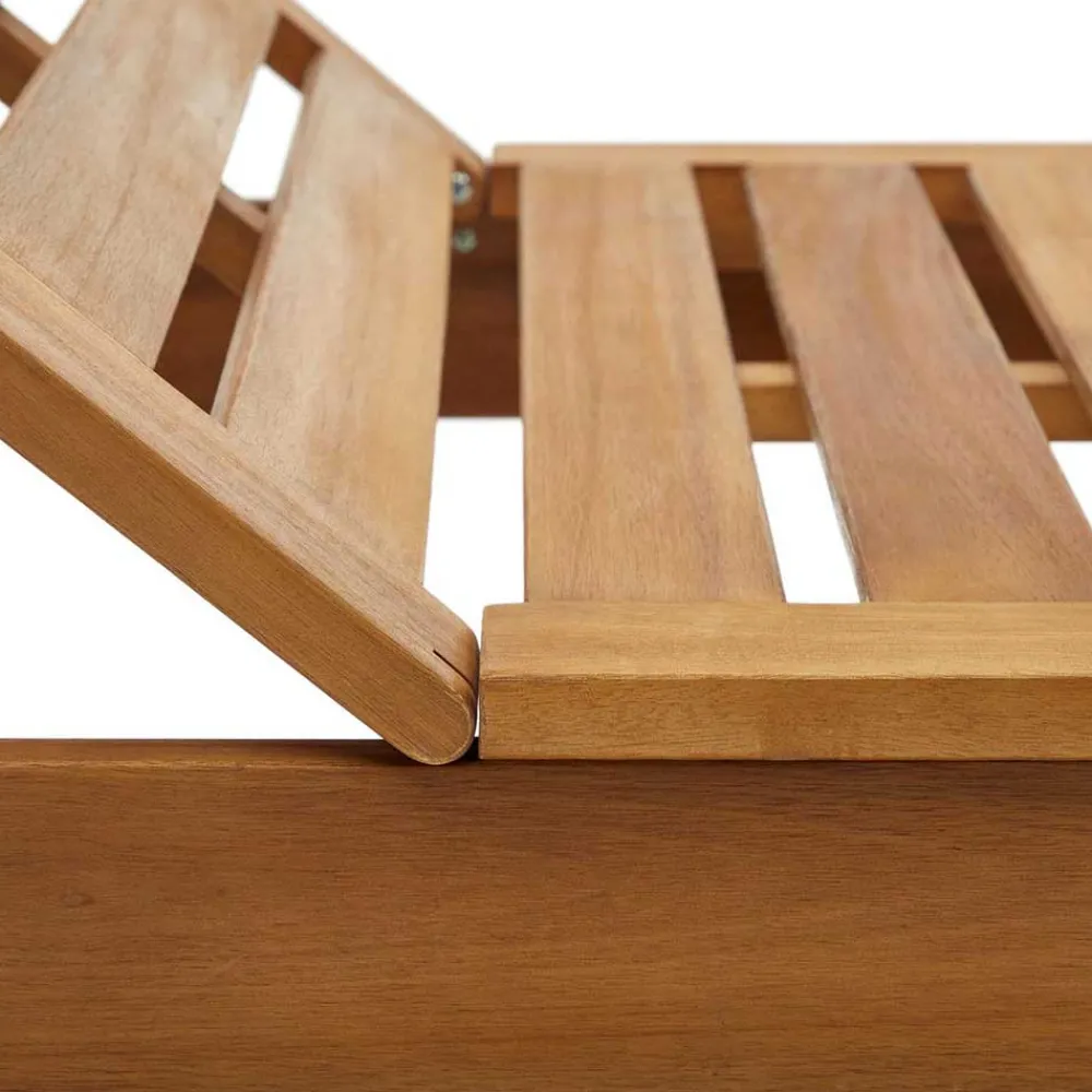 Outlet Holz Gartenliege Tephanion Gartenmöbel|Liegen