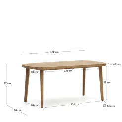 Holz Gartentisch Nurcias*Pharao24 Sale