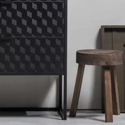 Holz Hocker Richy*Pharao24 New