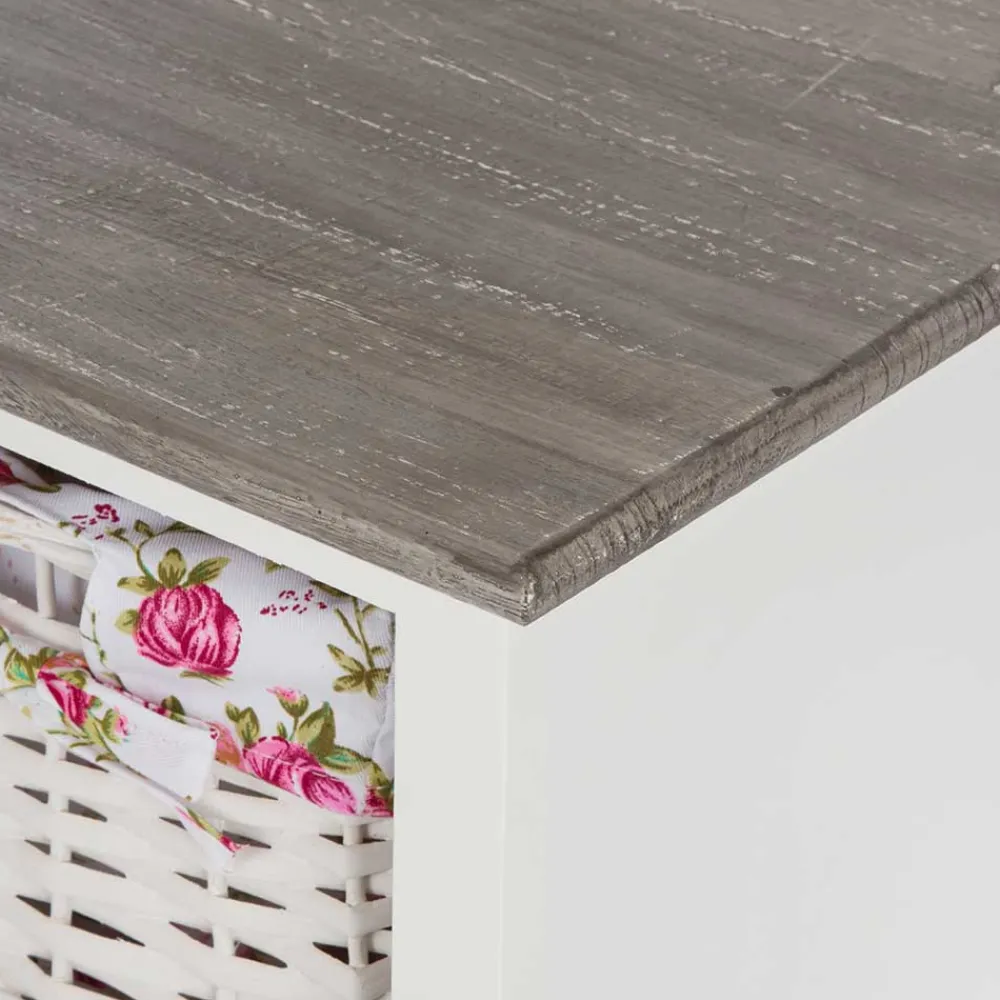 Outlet Holz Regal mit Körben Dream Massivholzregale|Standregale