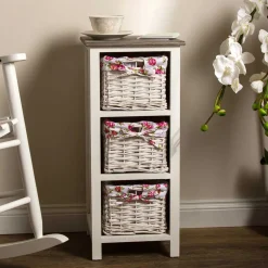 Outlet Holz Regal mit Körben Dream Massivholzregale|Standregale