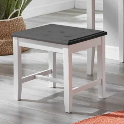 Holz Sitzhocker Boulogne*Pharao24 New