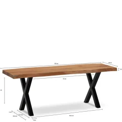 Best Holzbank Nurana Küchenbank|Holzbänke