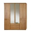 Holzkleiderschrank Bordana Massivholzmöbel|Drehtürenschränke