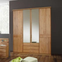 Holzkleiderschrank Bordana Massivholzmöbel|Drehtürenschränke
