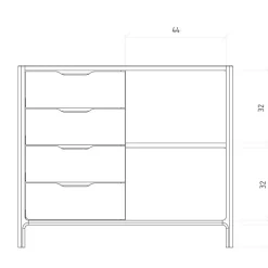 Holzkommode Koropi*Pharao24 Hot