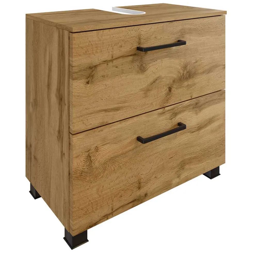 New Holzoptik Badmöbel Longos Badmöbel Sets