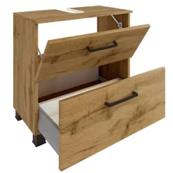 New Holzoptik Badmöbel Longos Badmöbel Sets