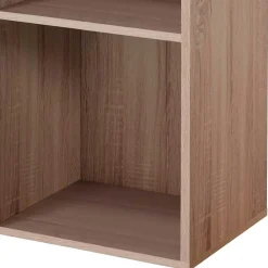 New Holzoptik Regal Lencon Wohnzimmerregale|Wandregale