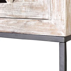 Online Holzschrank massiv Annatto Vitrinenschrank