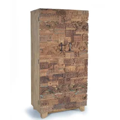 Best Holzschrank Massiv Celavio Vitrinenschrank