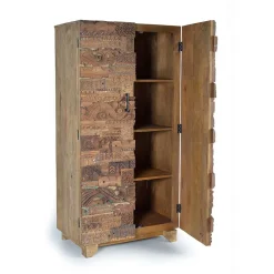 Best Holzschrank Massiv Celavio Vitrinenschrank