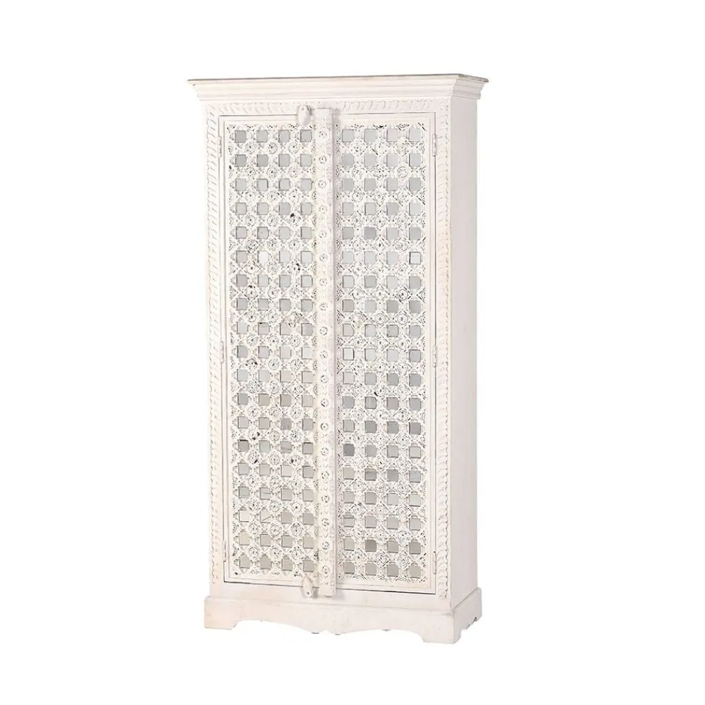 Outlet Holzschrank Massiv Eletta Dielenschränke|Bauernschränke