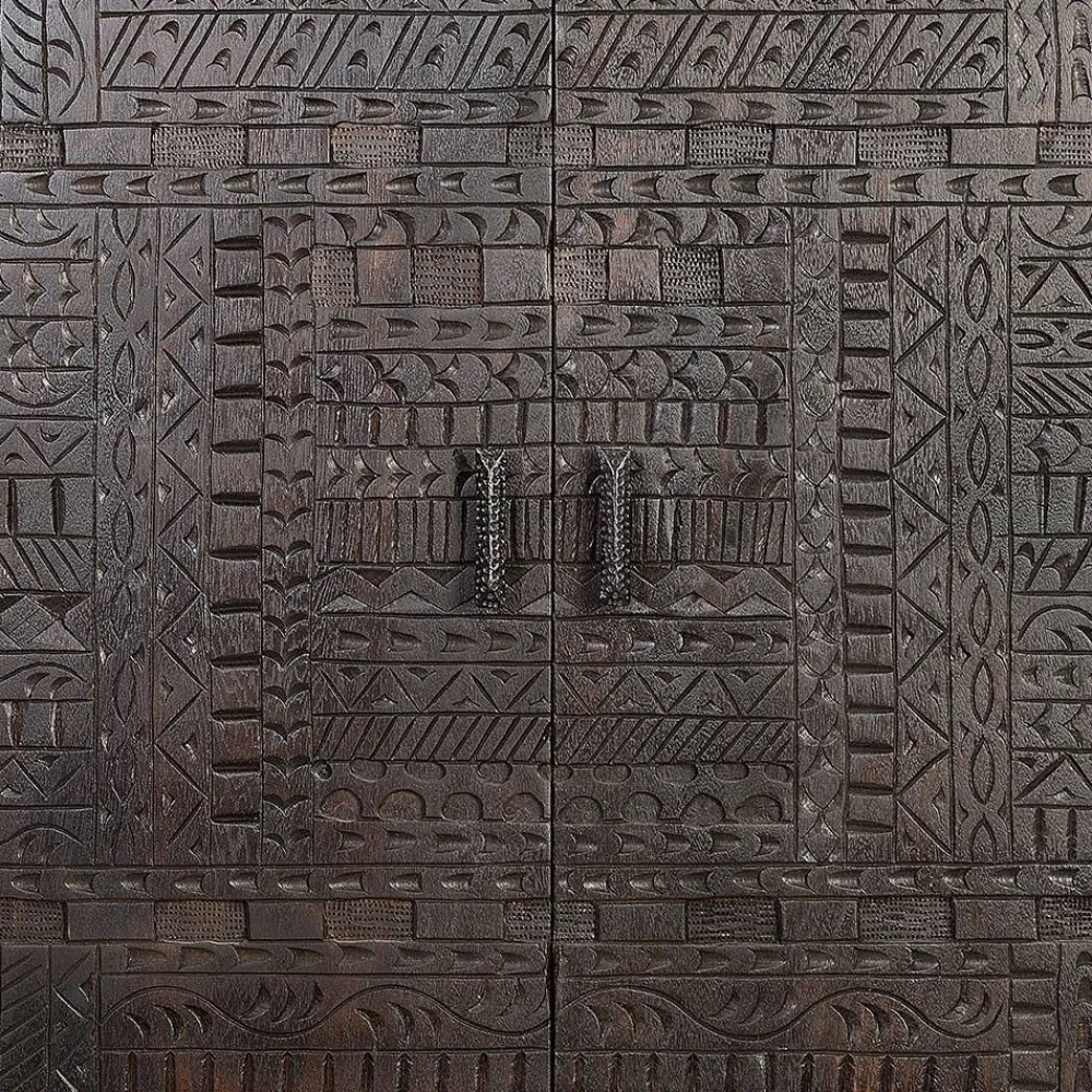 Outlet Holzschrank massiv Galicia Massivholzmöbel|Wäscheschrank