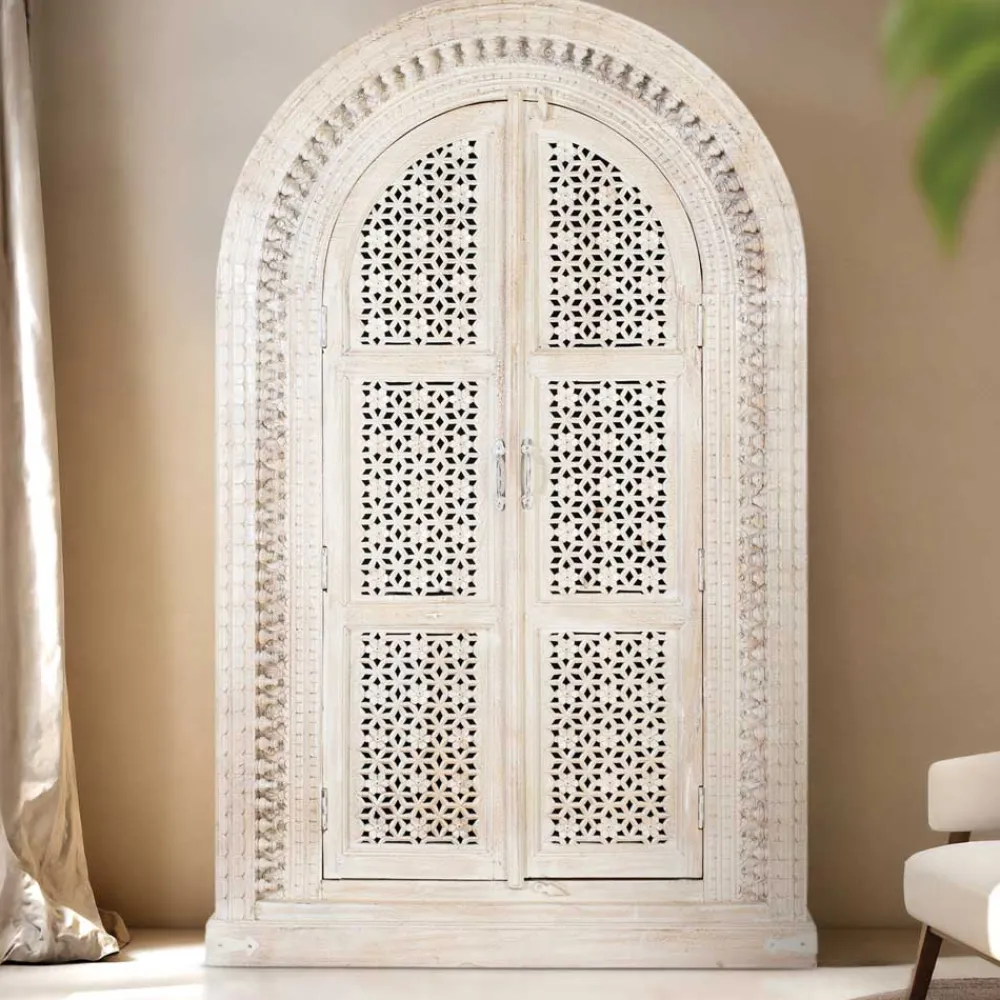 Holzschrank massiv Makan*Pharao24 Best