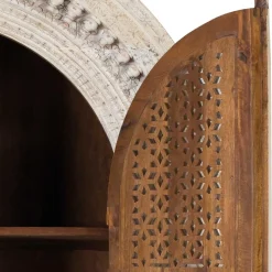 Holzschrank massiv Makan*Pharao24 Best