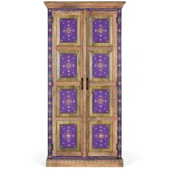 Clearance Holzschrank Massiv Trandy Wohnzimmerschrank|Vitrinenschrank