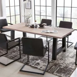 Online Holztisch Heriansa Küchentisch|Massivholztische