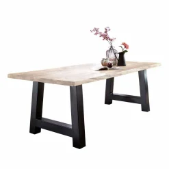 Online Holztisch Heriansa Küchentisch|Massivholztische