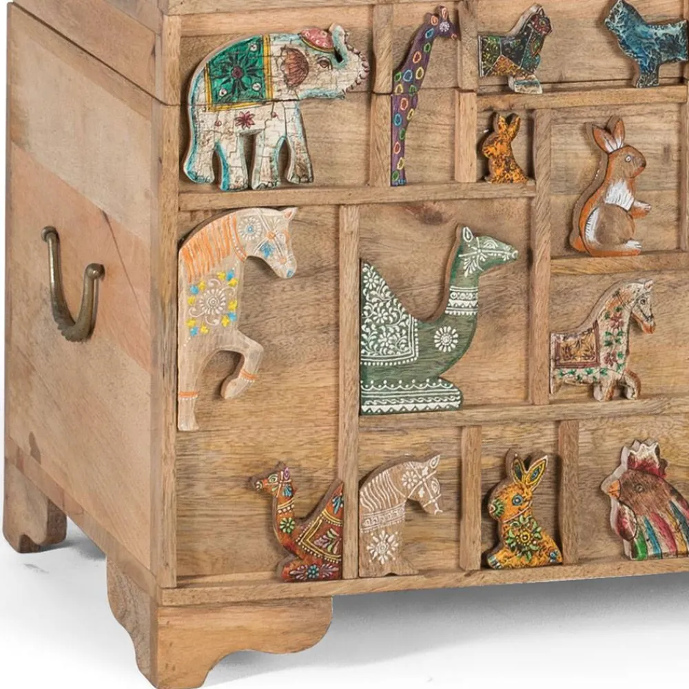 Discount Holztruhe Caveira Truhen